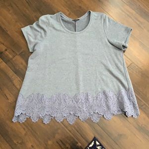 Like New Lane Bryant short sleeve sweatshirt-like